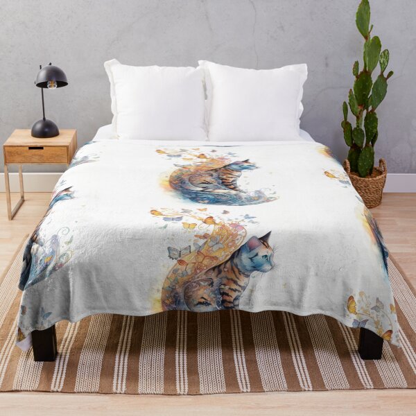 Item preview, Cat in abstract nature designed and sold by ArtMozart.
