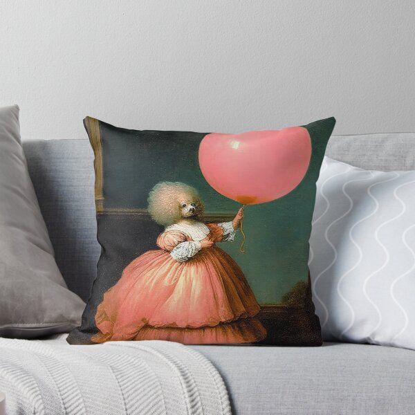 Item preview, Dog and pink balloon dog balloon pink designed and sold by BreimGothe.