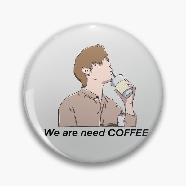 Item preview, NCT Yuta we are need coffee iconic line illustration designed and sold by lalisaaa01.