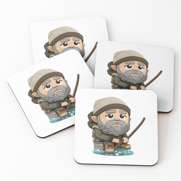 Item preview, Fisherman Cartoon designed and sold by AgitProPrints.
