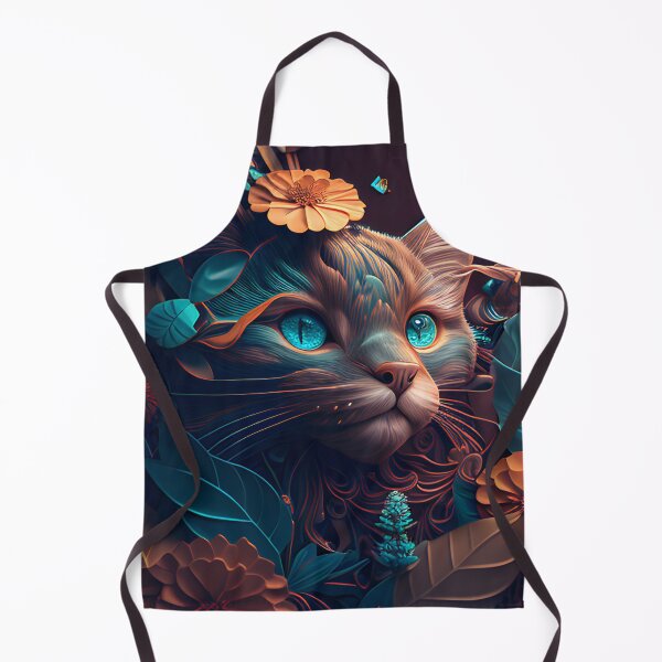 Item preview, Colorful Cute kitty and Flowers designed and sold by beluxe.
