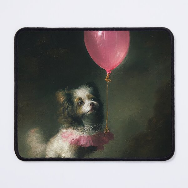 Item preview, Dog and pink balloon dog balloon pink designed and sold by BreimGothe.