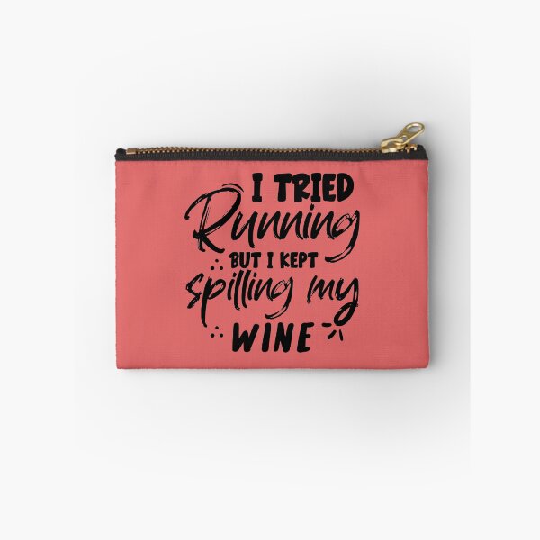 Item preview,  I TRIED RUNNING BUT I KEPT SPILLING MY WINE designed and sold by angelescar.