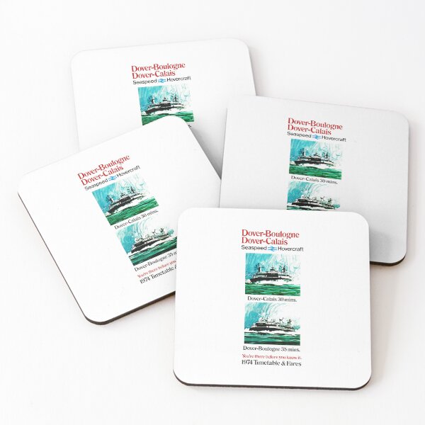 Item preview, HOVERCRAFT TIMETABLE - DOVER to CALAIS 1974 designed and sold by ThrowbackAds.
