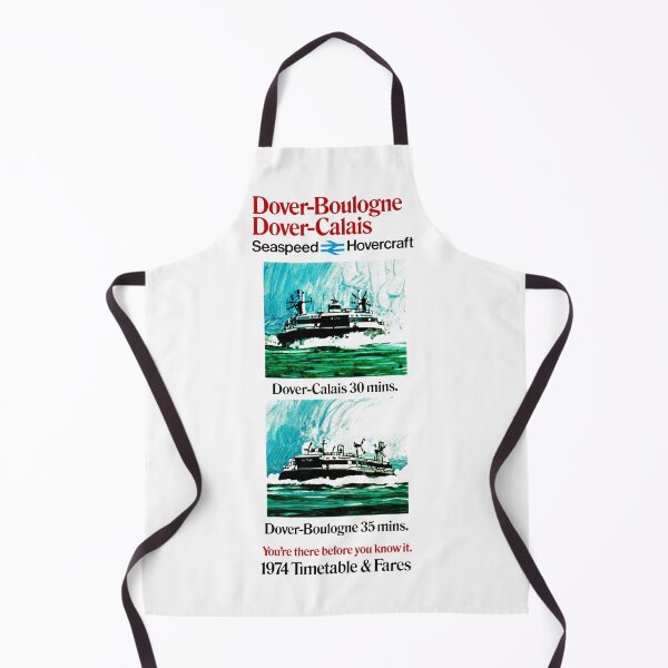 Item preview, HOVERCRAFT TIMETABLE - DOVER to CALAIS 1974 designed and sold by ThrowbackAds.