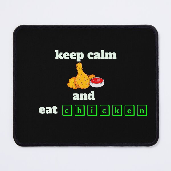 Item preview, Keep Calm And Eat Chicken Sticker designed and sold by zakaria066696.