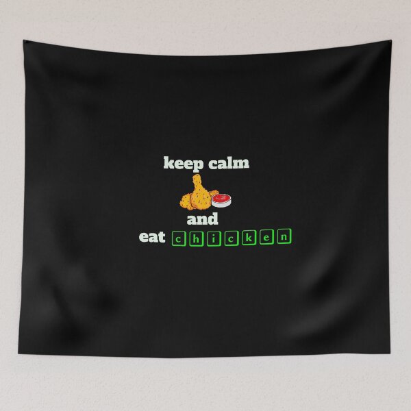 Item preview, Keep Calm And Eat Chicken Sticker designed and sold by zakaria066696.