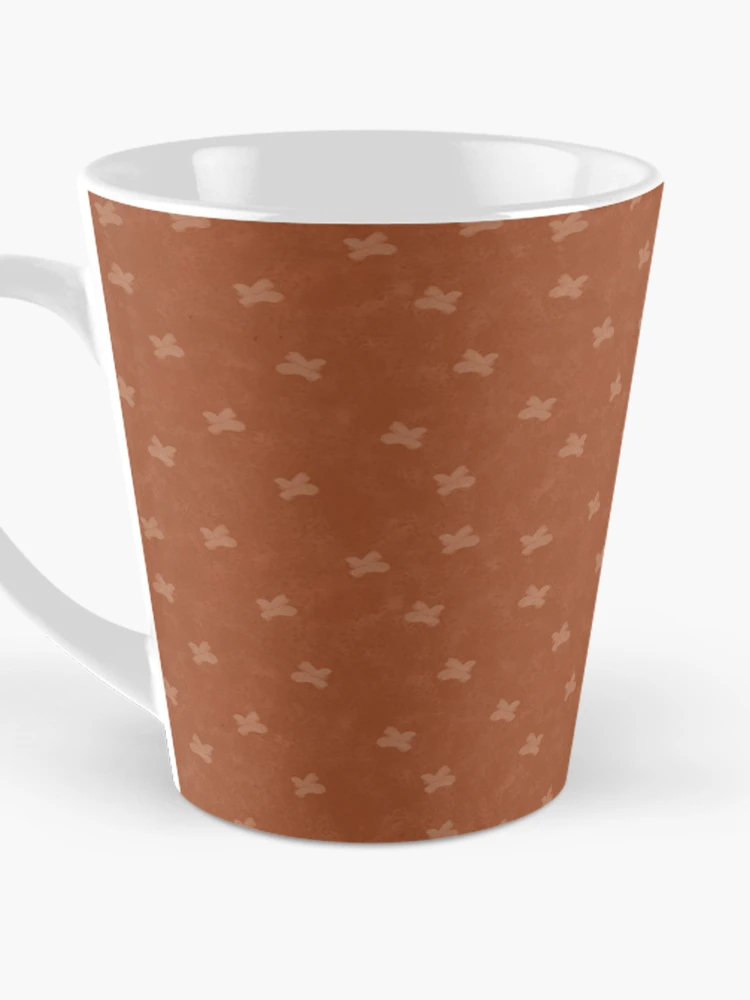 Thumbnail 3 of 4, Coffee Mug, Rust Xs Pattern designed and sold by hellcom.