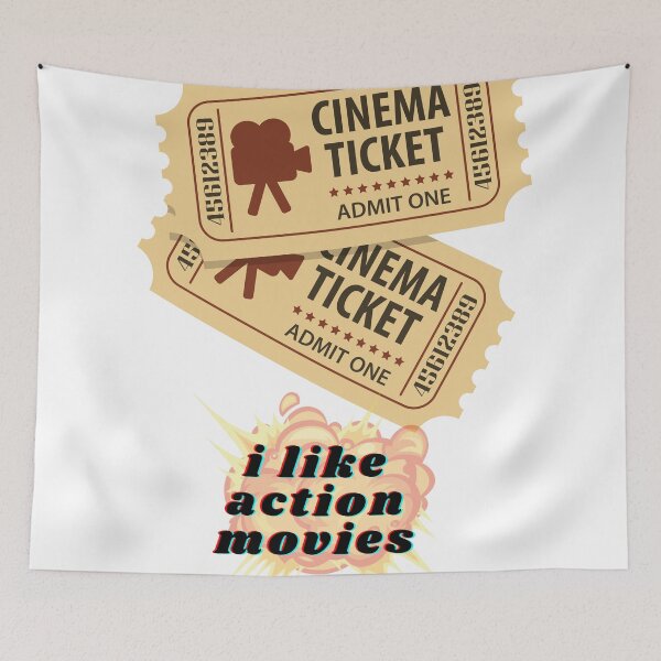 Item preview, I like action movies designed and sold by FraditaYasmin.