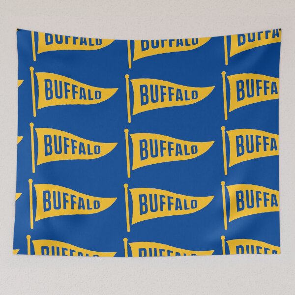 Item preview, Buffalo pennant designed and sold by Tarroi.