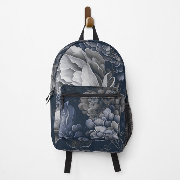 Item preview, Midnight Blue Baroque Large Floral designed and sold by artsandsoul.