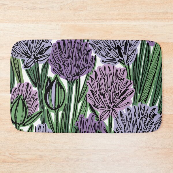 Item preview, Chive Herb Flowers designed and sold by aimeemacillo.