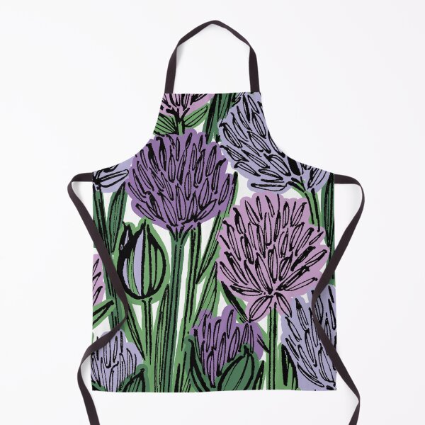 Item preview, Chive Herb Flowers designed and sold by aimeemacillo.