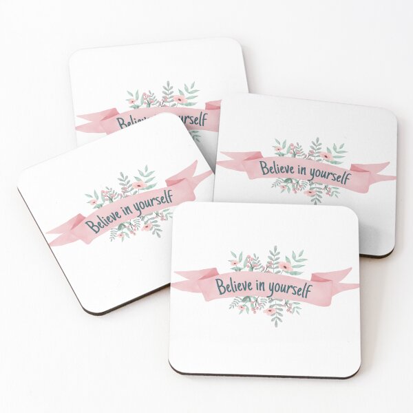 Item preview, Believe in yourself with flowers  designed and sold by mikasa.art.