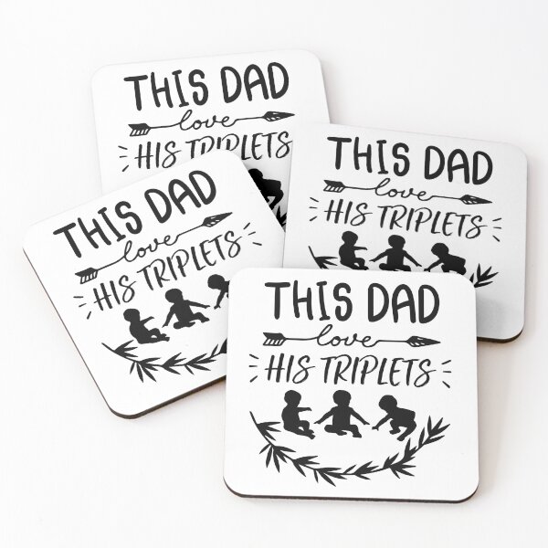 Item preview, This Dad Loves His Triplets designed and sold by Hatlof.