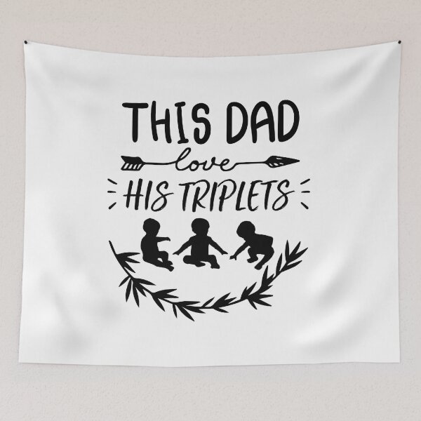 Item preview, This Dad Loves His Triplets designed and sold by Hatlof.