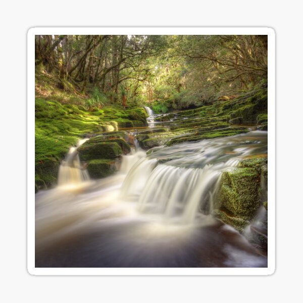 Highland cascades, Tasmania Sticker