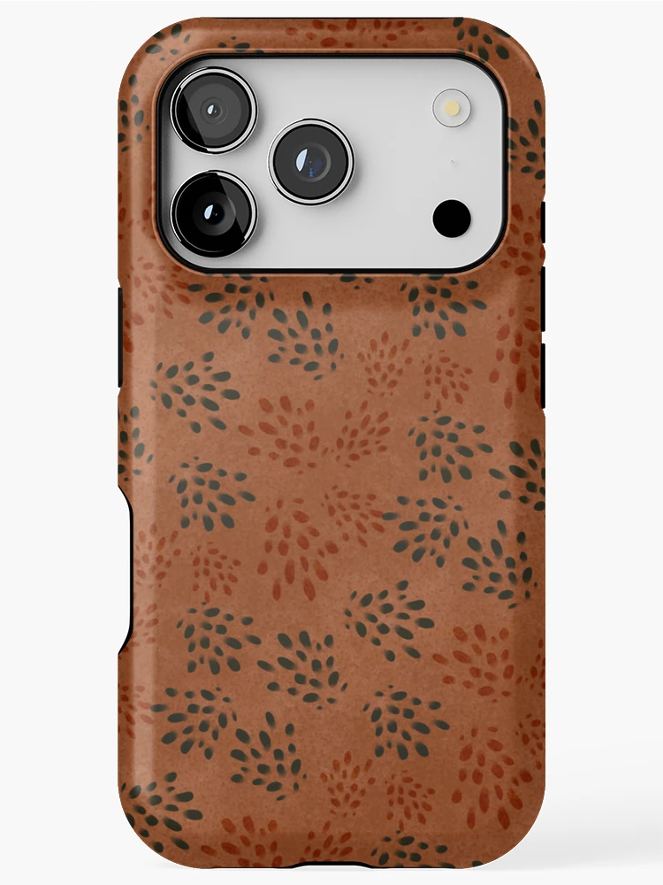 Thumbnail 1 of 4, iPhone Case, Rust Bohemian Pattern designed and sold by hellcom.