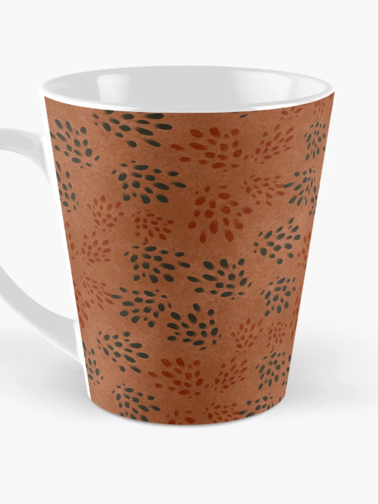 Thumbnail 3 of 4, Coffee Mug, Rust Bohemian Pattern designed and sold by hellcom.