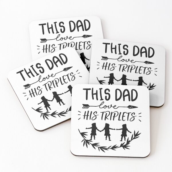 Item preview, This Dad Loves His Triplets designed and sold by Hatlof.