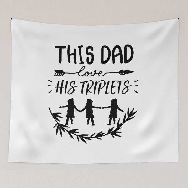 Item preview, This Dad Loves His Triplets designed and sold by Hatlof.
