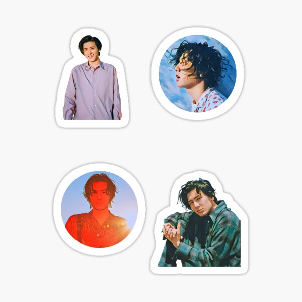Item preview, Fujii Kaze Stickers / Hoodie & Sticker Set designed and sold by Fanart1991.