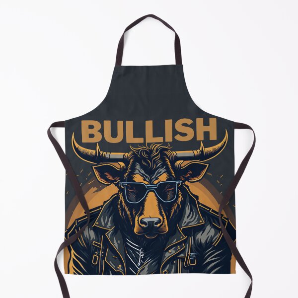 Item preview, Bullish Bull Wearing Leather Jacket and Shades designed and sold by candlewithhare.