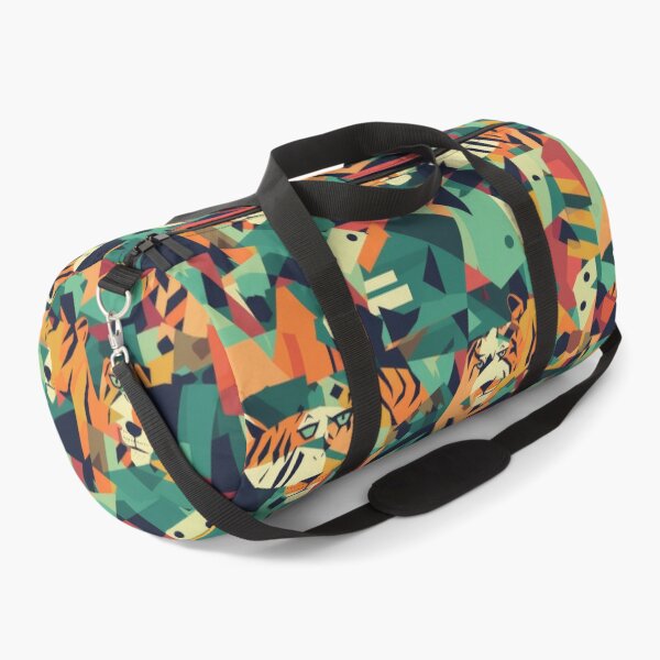 Item preview, Camouflaged Tiger Geometric Pattern designed and sold by voidcrow.