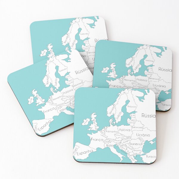 Item preview, Map of Europe in Portuguese designed and sold by Londonation.