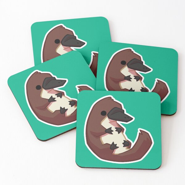 Item preview, Cute & Stylized Swirling Platypus designed and sold by PlainPlatypus.