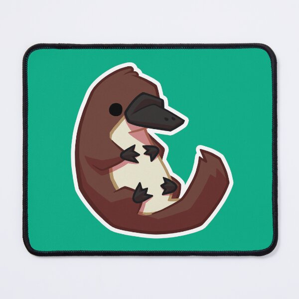 Item preview, Cute & Stylized Swirling Platypus designed and sold by PlainPlatypus.