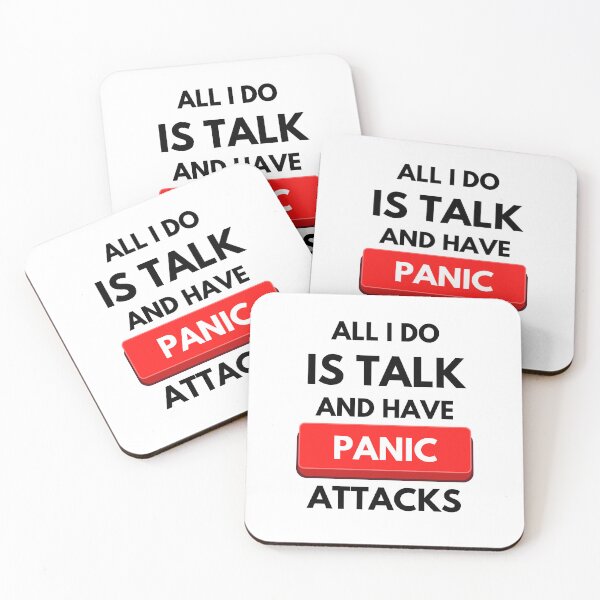 Item preview, All I Do Is Talk and Have Panic Attacks designed and sold by monikute.