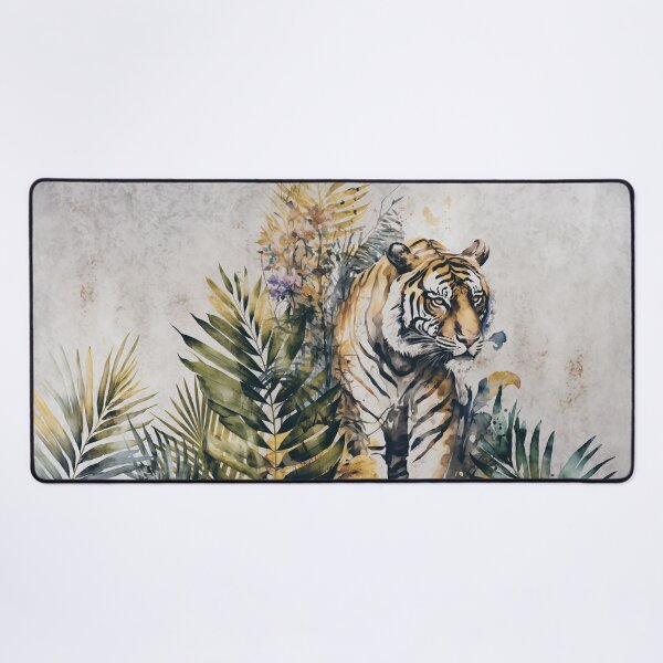 Item preview, Tiger Jungle Vibe Watercolor Art designed and sold by artsandsoul.