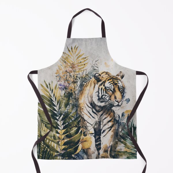 Item preview, Tiger Jungle Vibe Watercolor Art designed and sold by artsandsoul.
