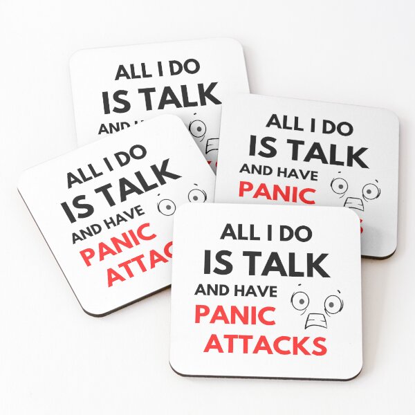 Item preview, All I Do Is Talk and Have Panic Attacks designed and sold by monikute.