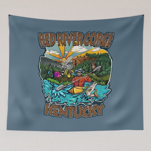 Item preview, Red River Gorge Wild Kayak Scene designed and sold by Ingrid Miller.