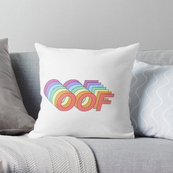 Oof Throw Pillow