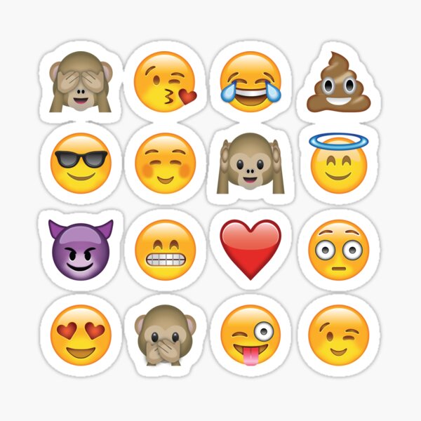 Pegatinas emoji Pegatina