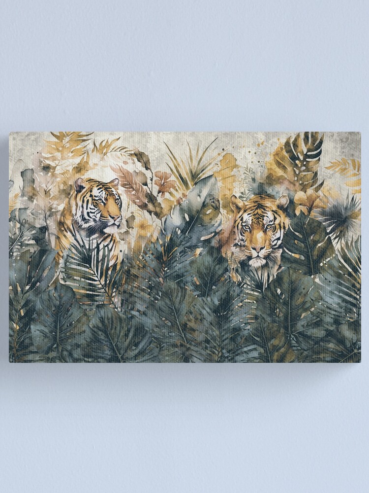 Moody Tiger | Canvas Print