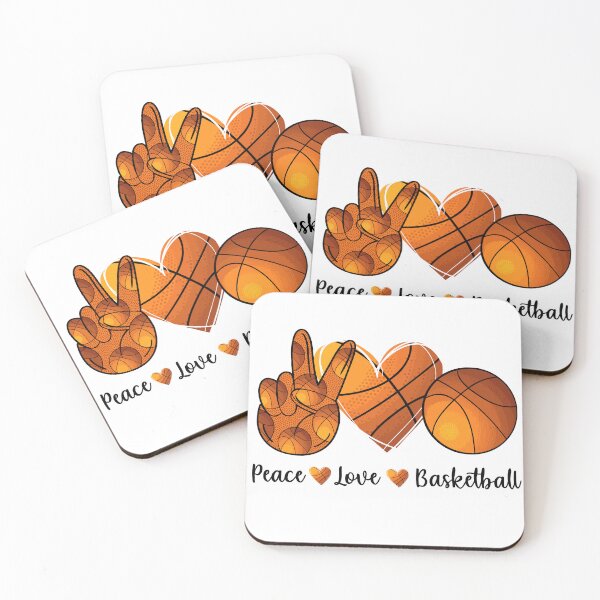 Item preview, Peace Love Basketball designed and sold by SunsetGloww.