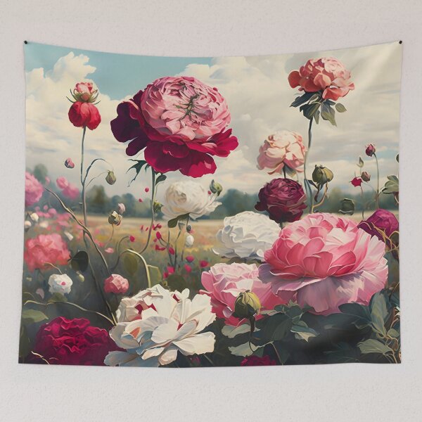 Item preview, Roses on a field designed and sold by Pluplys Galleria.