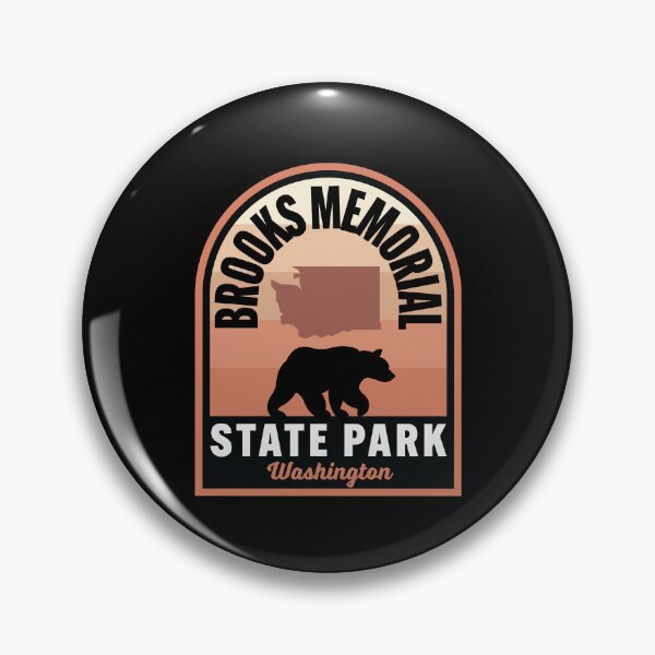 Artikelvorschau, Brooks Memorial State Park WA Bear entworfen und verkauft von HalpinDesign.