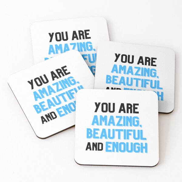 Item preview, You are amazing, beautiful and enough designed and sold by monikute.