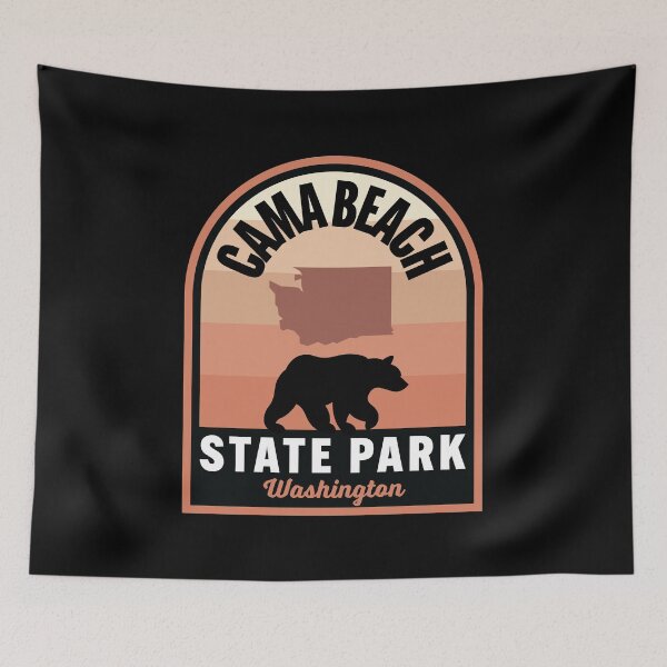 Item preview, Cama Beach State Park WA Bear designed and sold by HalpinDesign.
