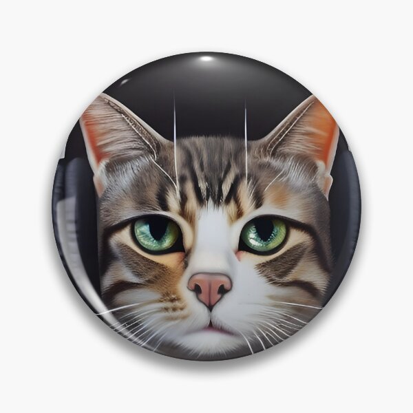 Item preview, Hip Headphone Cat designed and sold by Steeshirts.