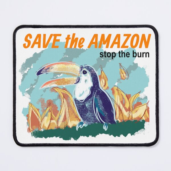 Item preview, Save the Amazon, save the planet, stop deforestation, save the animals designed and sold by Lilly-Rune.