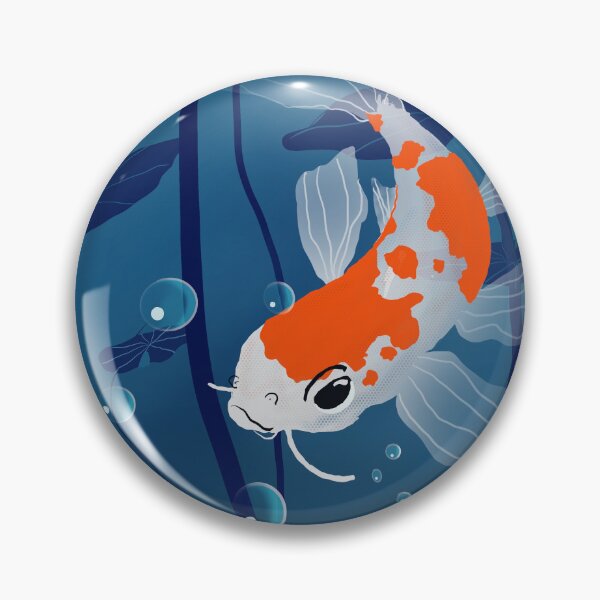 Item preview, Koi Fish in Blue Garden designed and sold by Grey-Lilly.