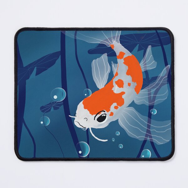 Item preview, Koi Fish in Blue Garden designed and sold by Grey-Lilly.