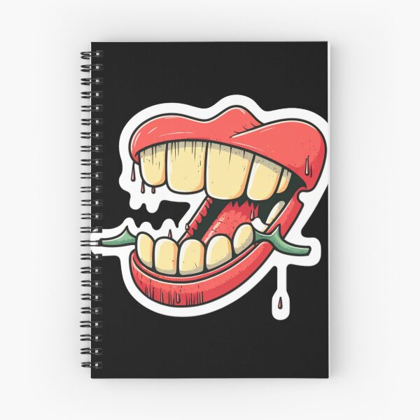 Item preview, Vampire Dentures Sticker Art designed and sold by kfir marco.