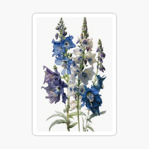 Item preview, Larkspur Flowers  designed and sold by Vanover Designs.